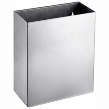 Stunning waste bin wall mounted s/steel 440 x 350 x 175